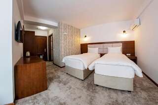Отель Hotel Buchenland Гура-Гуморулуй Двухместный номер с 2 отдельными кроватями и балконом-1